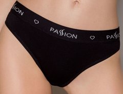 Трусики-сліпи з бавовни та еластаном Passion PS004 PANTIES black, size XL