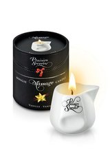 Масажна свічка Plaisirs Secrets Vanilla (80 мл) подарункова упаковка, керамічний посуд