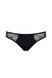 Трусики-сліпи з мереживною сіточкою Dina Thong black L/XL - Passion