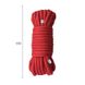 Мотузка для BDSM BTB Bondage Rope Red, довжина 10 м, діаметр 65 мм, поліестер