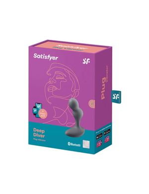 Смарт массажер простаты Satisfyer Deep Diver Grey