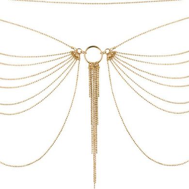 Ланцюжок трусики або ліф Bijoux Indiscrets MAGNIFIQUE Waist Chain - Gold, прикраса на тіло