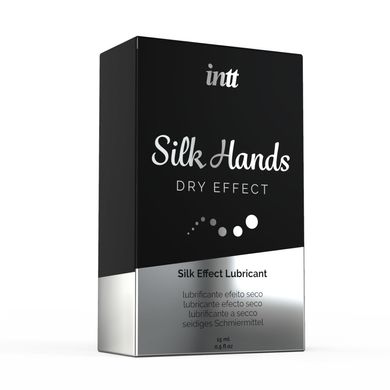 Ультра-густа силіконова змазка Intt Silk Hands (15 мл) з матовим ефектом, шовковистий ефект