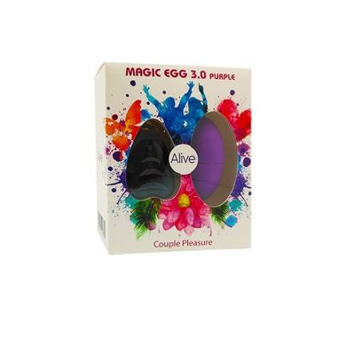 Віброяйце Alive Magic Egg 3.0 Purple із пультом ДУ